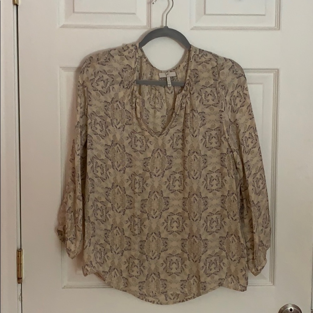 Joie silk blouse size small